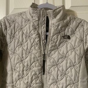 North Face Girls quilted coat